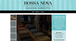 Desktop Screenshot of bossanovaclothing.com